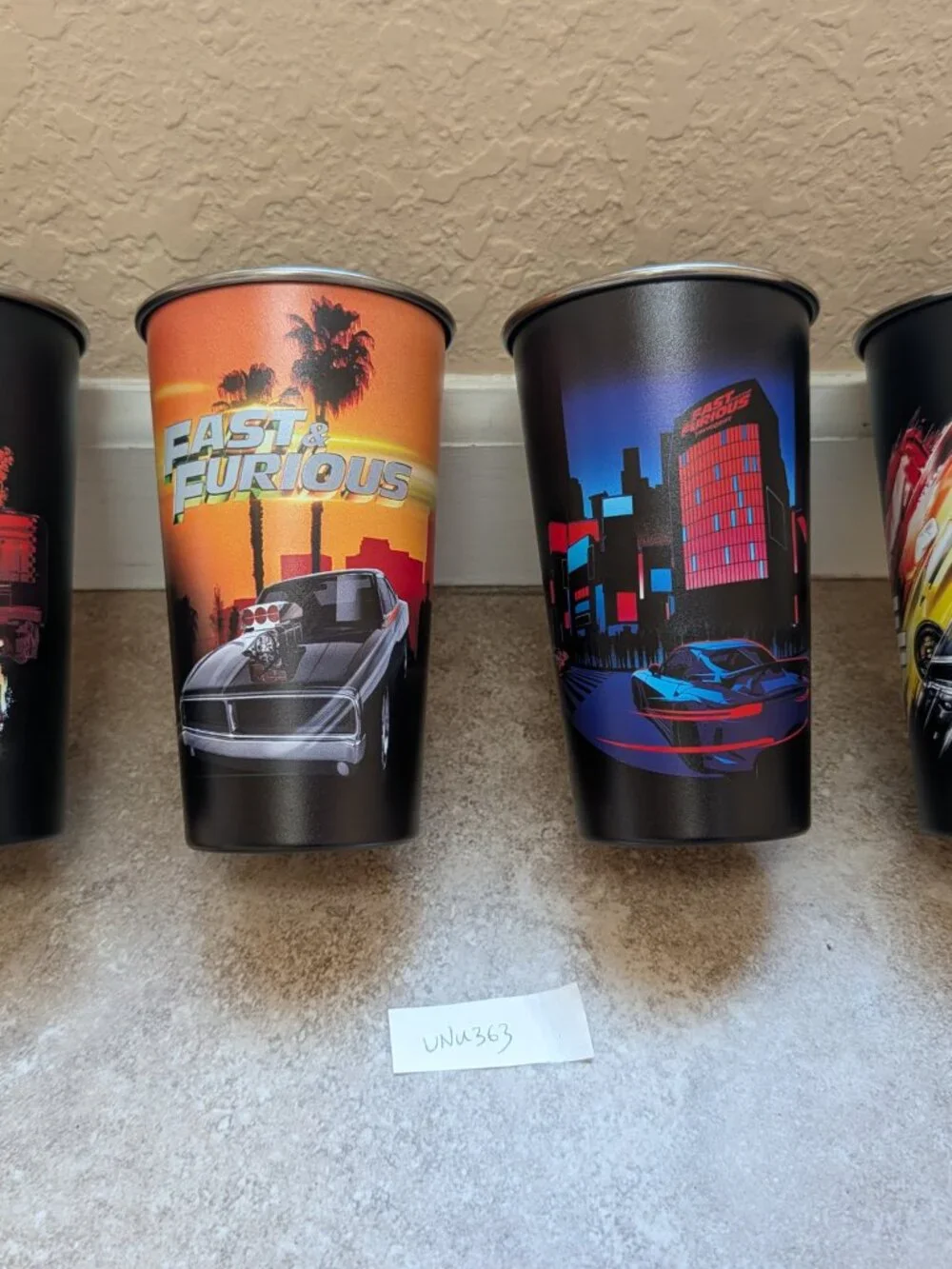 Fast & Furious 25th Anniversary Collector Cups Mobil 1 One 2026 Release Set (4)